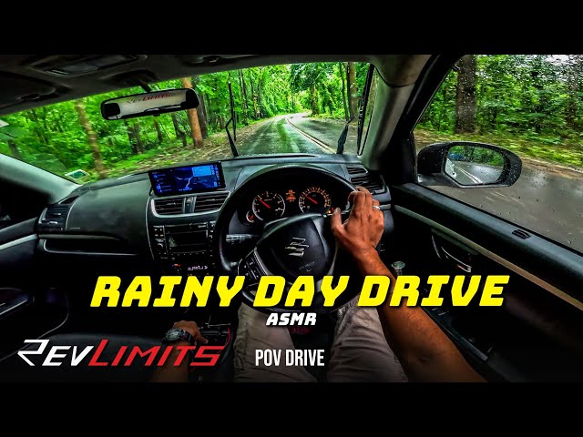 RAINY Day Drive | ASMR | Ft. 2016 Maruti Swift Zdi | POVDrive#260 | RevLimits | 4K GoPro Hero 12
