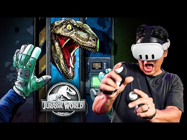 Jurassic World in virtual reality | TOTAL SUSPENSE 😨