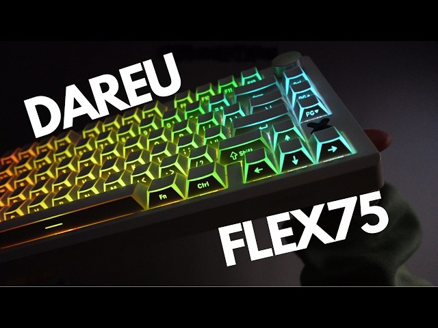 The Perfect RGB Keyboard in the Dark  - Dareu Flex75