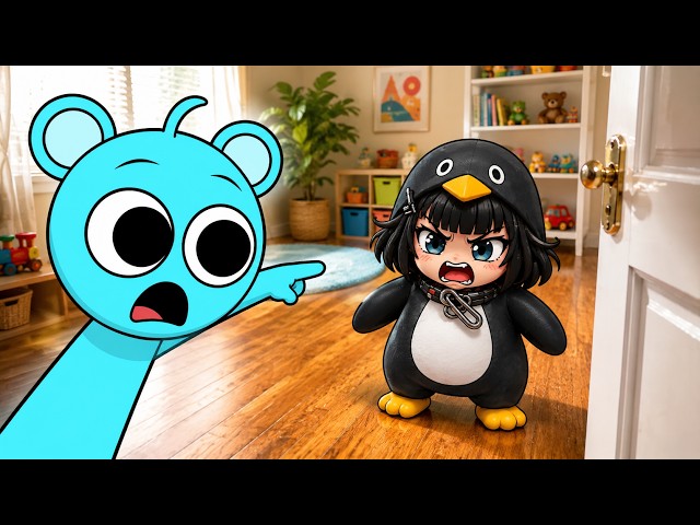 Sky Caught a Gugugaga Penguin in My House… 🐧 (REAL LIFE!) 😱 Please Help! 🚨