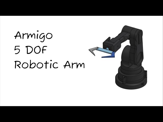 ArMigo: Autonomous 5-DOF Robotic Arm with Inverse Kinematics & PyBullet Simulation