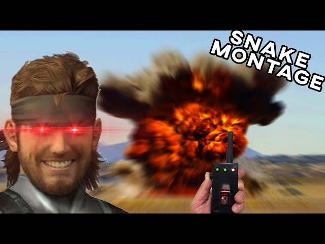 Snake needs to chill!!! | Smash Bros Ultimate Montage | Snake Montage