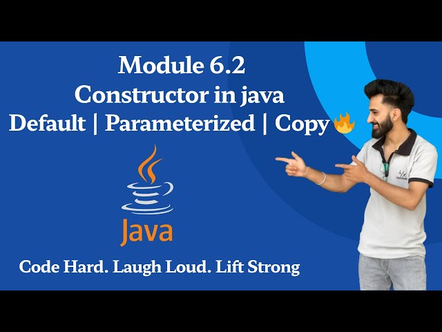 Master Constructors in Java 🔥 | All 3 Types Explained with Real Examples