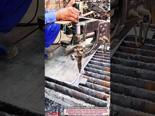 Best Innovative Machine for Automatic Metal Shape Plate Cutting #innovation #tool#tools