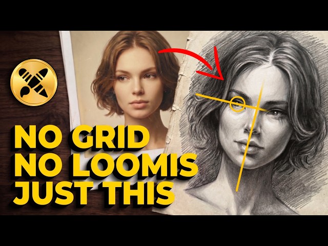 Portrait Drawing for Beginners | Forget Loomis Do This Instead!