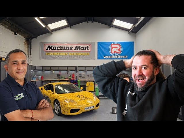 We attempt to repair the roof on the Ferrari 360!