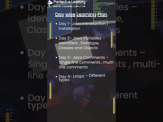 Java Full Stack Master Class || Programming Language || Pantechelearning