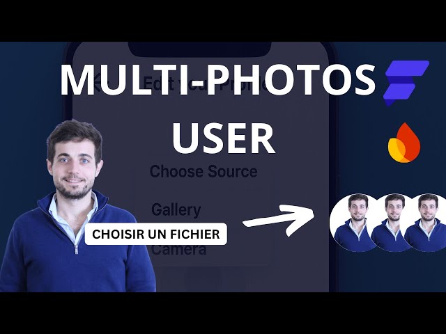 Uploader plusieurs photos sur un utilisateur FlutterFlow + Firebase