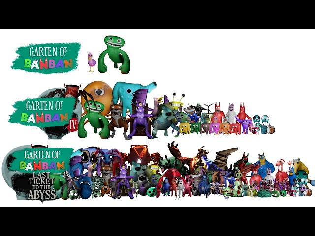 Garten of Banban Characters Evolution (2023-2026) All Characters Appearance Chapter 0-9