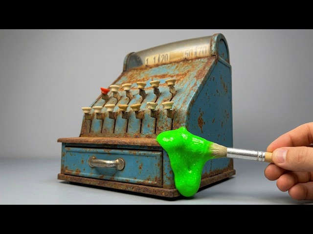 Secret Treasure Inside - Restoring a French Cash Register with Hidden Money