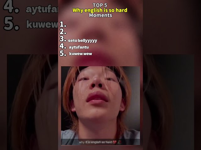 Ranking Why English Is So Hard Moments🏆