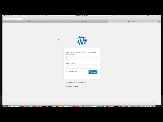Instalación Wordpress en  hosting de Network solutions