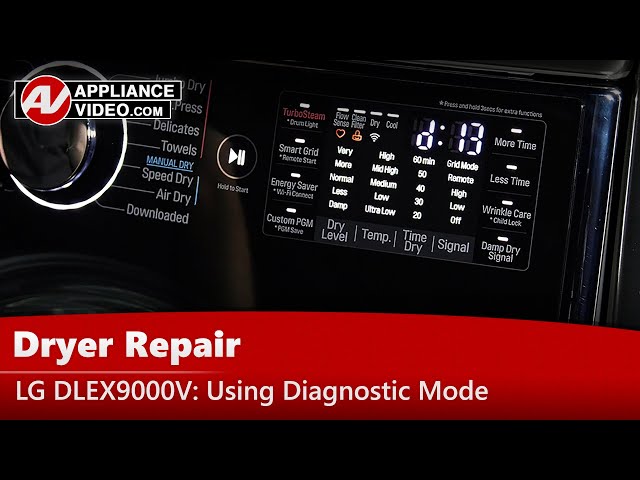 LG Dryer - Diagnostics, Error Codes & Troubleshooting by Factory Authorized Technician