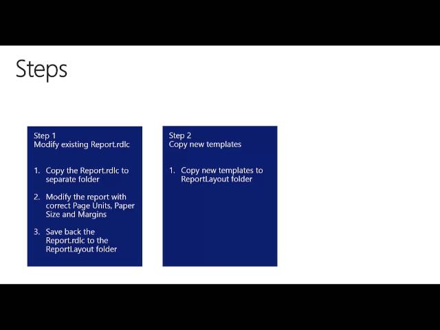 How Do I Create and utilize template reports in Microsoft Dynamics NAV 2013 R2
