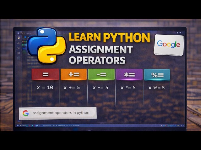 Python Assignment Operators Explained in 7 Minutes (Easy Beginner Guide)....Part-4 | Python Course