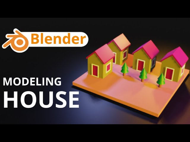 Modeling House in Blender2.8 | Blender Modeling | Sameh Ulhaq