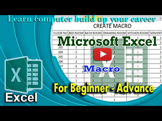 Macros in Excel in Bangla | How to Create Macro | Excel Tutorial | Nydasa | Ashraf Ullah