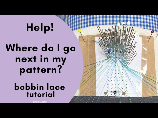 How to read bobbin lace patterns, a BEGINNER'S Guide as you start learning bobbin lace with examples