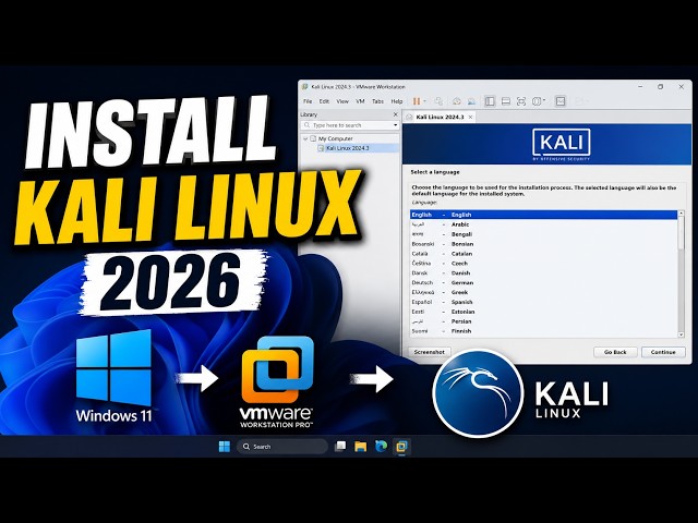 Install KALI LINUX on Windows 11/10 (2026) | ERROR FREE