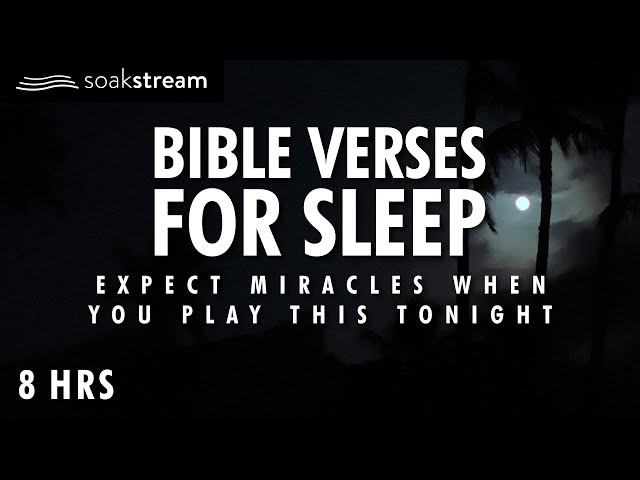 SOAK IN GOD'S PROMISES BY THE OCEAN | SLEEP WITH GOD'S WORD | 100+ Bible Verses For Sleep