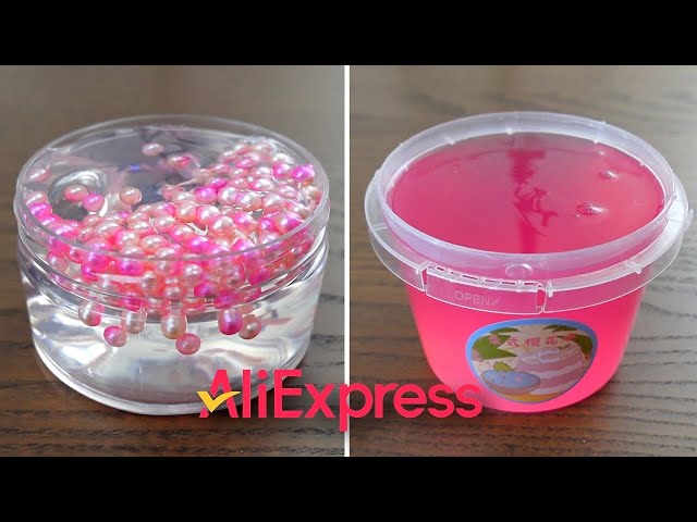 Reviewing Slimes I Bought from AliExpress for the First Time - are they a scam?