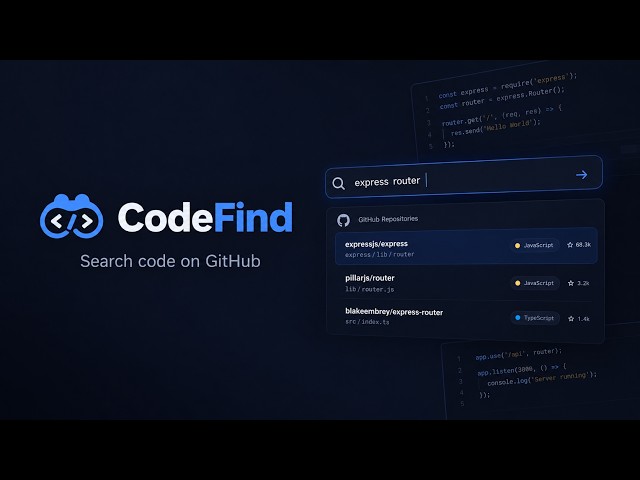 CodeFind AI - Find Any GitHub Source in Seconds 🔎 | Free Tool