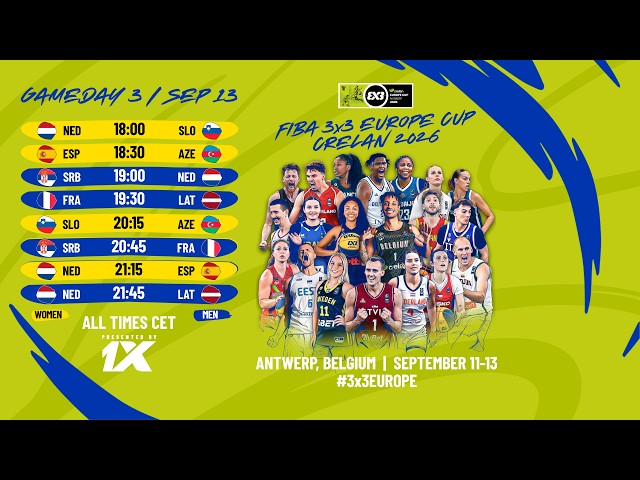 RE-LIVE | FIBA 3x3 Europe Cup 2026 | Finals | #3x3Basketball