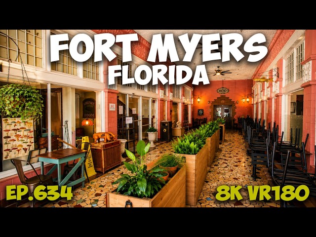 Fort Myers History: From Frontier Fort to City of Palms ep.634 #8k #vr180 #3d #travel #fl #history