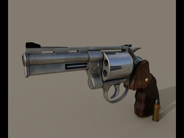 Colt Python Turntable Render