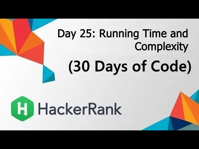 HackerRank Day 25: Running Time and Complexity | Java Solution