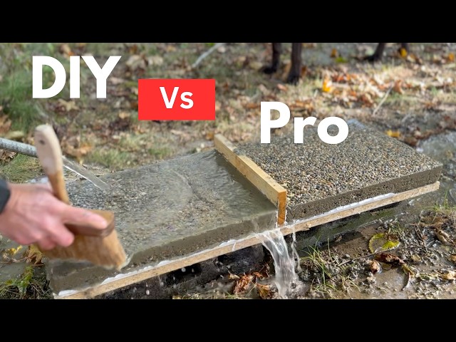 Exposed Aggregate Concrete Showdown: DIY vs Professional Finish