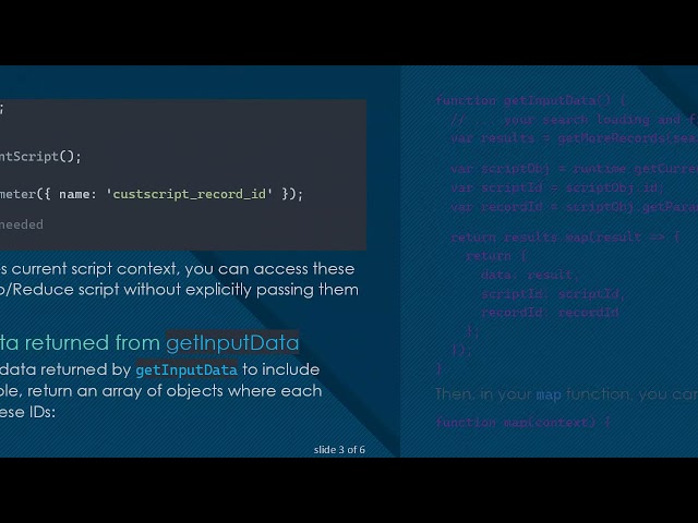 Passing recordId and scriptId from getInputData to Map Stage in NetSuite Map/Reduce Scripts