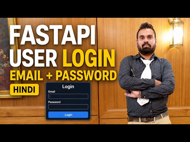 FastAPI JWT Authentication Practical | Login API & Access Token Generate | Hindi
