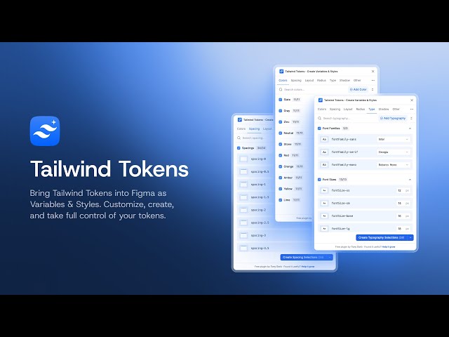 Figma Plugin: Tailwind Tokens - Create Variables & Styles