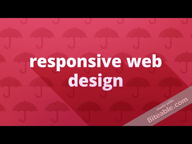 responsive web design