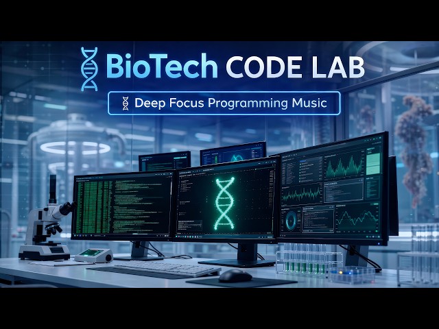 BioTech Code Lab 🧬 Deep Focus Programming Music