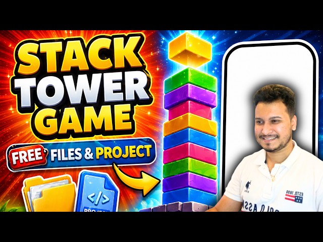 How to Make Stack Tower Game in Unity (FREE Project + Source Code)