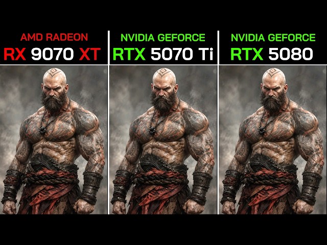 RX 9070 XT VS RTX 5070 Ti VS RTX 5080+ Ryzen™ 7 9800X3D : TEST IN 8 GAMES