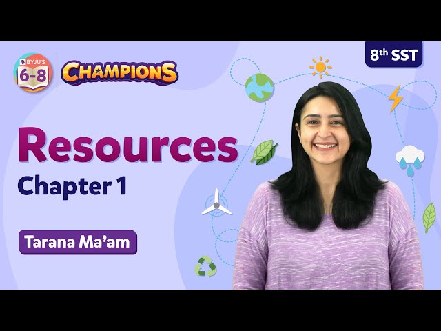 Resources Class 8 Social Science Geography Chapter 1 Explained | BYJU'S - Class 8