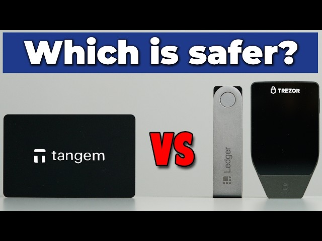 Tangem vs Ledger vs Trezor: Which Wallet Is Actually Safer?