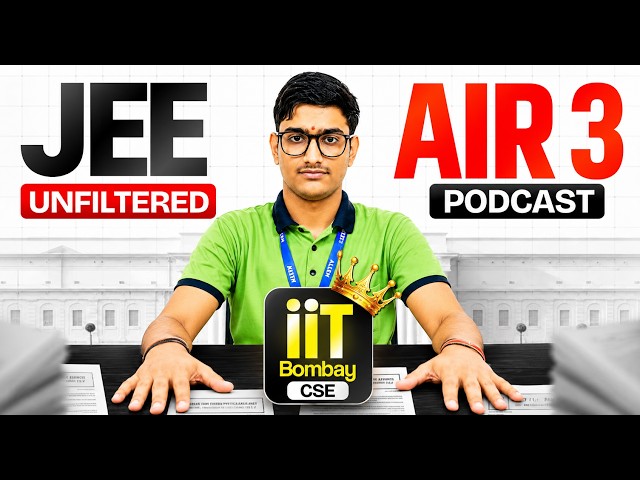Hindi Medium Student Scored 319/360 in JEE Advanced 😱 | AIR 3 Jatin Chahar