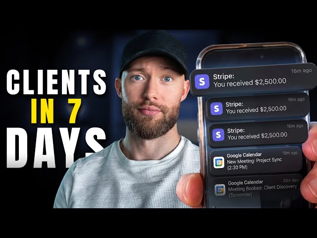 the fastest way to get a client in the next 7 days (if you have nothing)