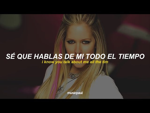 Avril Lavigne - Girlfriend // subtitulado al español + video oficial + lyrics