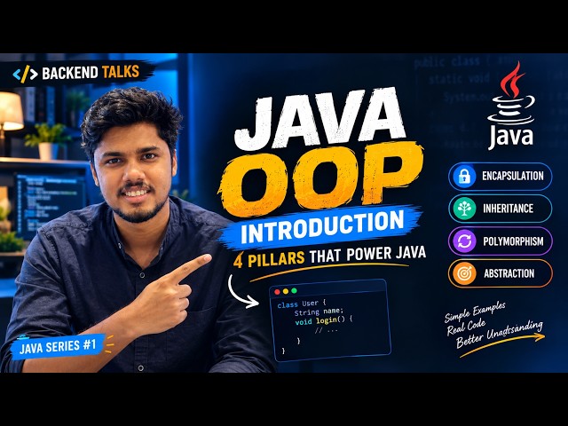 The 4 Pillars of OOP Explained in 10 Seconds