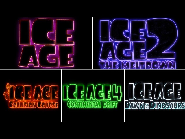Full Ice Age Movies Logo Vocoded to 5 Different Songs