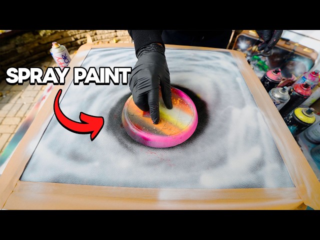I gave a Street Artist €100 to Paint my Giant Briefcase