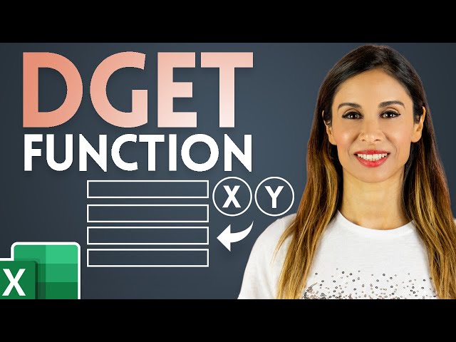 Excel DGET Function Solves 2 of Your VLOOKUP Problems