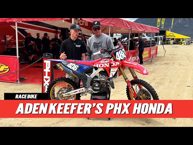 Racer X Films: Aden Keefer's PHX Honda CRF250R Race Bike