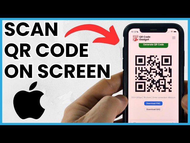 How to Scan QR Code on Your iPhone Screen
