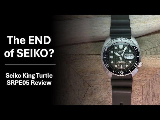 The END of SEIKO? | Seiko King Turtle SRPE05 Review